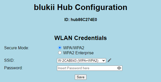 WLAN Credentials